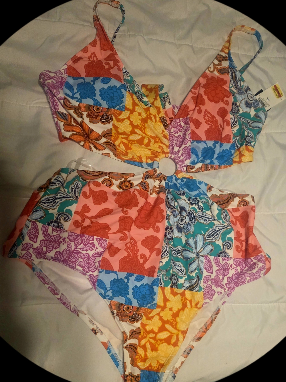 Bar III Women's Bohemian Swimsuit -NWT Size XL